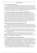 AP European History- WWII Study Guide