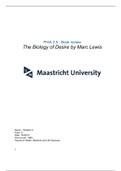 Book Review PHiA 2.5 (FIA) on The Biology of Desire by Marc Lewis