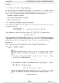 Partial Differential Equations - Lecture 2 Notes