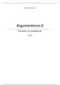 Argumenteren II K3: uitwerking en feedback