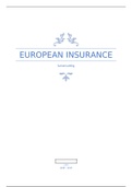 Samenvatting European insurance