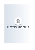Electrolytic Cells ieb notes