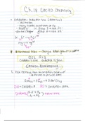 General Chemistry Class Notes