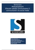 Effectief zakelijk communiceren 2: communiceren via social media webtekst