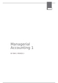 Managerial Accounting 1 (MAC)