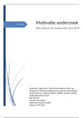 OE14: Beroepsproduct motivatieonderzoek (Business Studies)