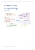 Samenvatting tentamen Leerpsychologie