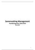Samenvatting Management 2018-2019