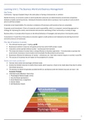MNB1501 Business Management Summary