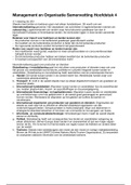 Management en Organisatie (MOB) Hoofdstuk 4 Omgeving en Organisatie
