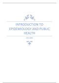 Introduction to Epidemiology and Public Health