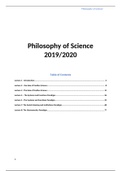 Summary Philosophy of Science BAB28 (IBA & premaster) - 1t/m7 (incl. audio)
