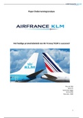 Paper Air France KLM - promotiebeleid.