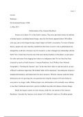 Essay on the Deforestation of the Amazon Rainforest