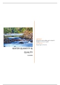 Summary Water Quantity and Quality