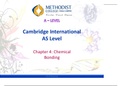 Cambridge International A Levels Chemistry (Chapter 4-Chemical Bonding)