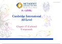Cambridge International Chemistry (Chapter 17-Carbonyl Compounds)