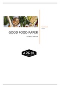 Good Food paper