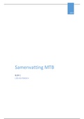 Samenvatting MTB 1 (inclusief hoorcolleges)