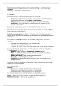 Basisboek Marketingcommunicatie samenvatting en aantekeningen colleges H1