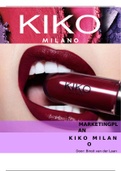 Moduulopdracht marketingplan Kiko 