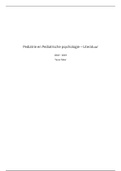Literatuur en Hoorcolleges Pediatrie Medische Psychologie