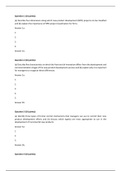 1ZM16 Management of Product Development Article summary + Example Exam questions and answers