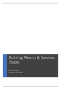 Summary Building Physics and Services (7S4X0)