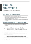 Commercial Law (KRG) 120 Purchase & Sale Chapters 13-15