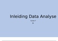 Inleiding Data Analyse samenvatting H 1 tot en met 6