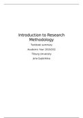 Introduction to Research Methodology for International Students: Full Textbook Summary 