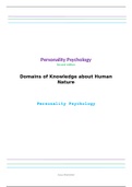 Persoonlijkheidspsychologie 2e editie Alle hoofdstukken, behalve H9/12/17