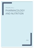 Summary Pharmacology and Nutrition HNH-22306