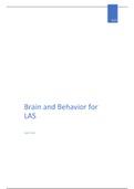 Brain and Behavior for LAS Extensive Book Summary