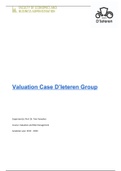 Valuation case D'Ieteren 2019-2020