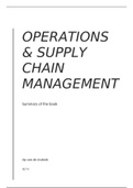 Summary Book Operations & Supply Chain Management CH1-5