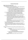 Final Exam Study guide for Psyc 331
