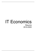IT Economics Samenvatting 2019-2020