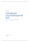 Handboek psychodiagnostiek (kinderen en adolescenten) van Tak et al (2014)