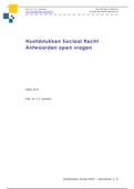 Alle antwoorden Sociaal Recht (Arbeidsrecht editie 2019)