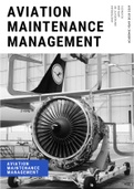 Samenvatting Aviation Maintenance Management (AMM)