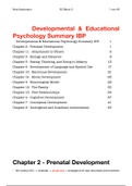 Developmental and Educational Psychology Summary
