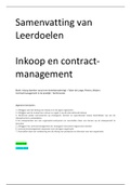 Samenvatting Inkoop en Contractmanagement NCOI