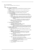 PSY 393 Exam 1 Lecture Notes and Textbook Notes (Ch. 1, 7-9)