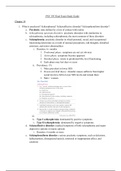 PSY 395 Final Exam Study Guide (Noncumulative)