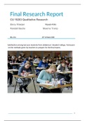 Qualitative Research Final Report on Student satisfaction at University