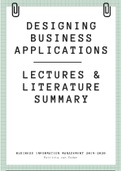 Designing Business Applications Summary