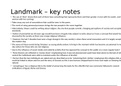 Landmark - key notes Owen Sheers 