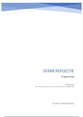 Starr reflectie gebaseerd op persoonlijke leerdoelen. Onderdeel van stageverslag dat is beoordeeld met een 10!