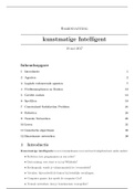 Samenvatting Kunstmatige Intelligentie Leiden